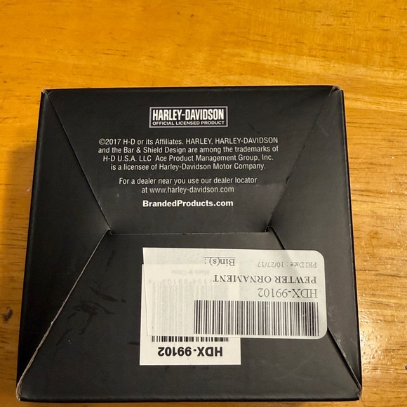 Harley Davidson 115th Anniversary Pewter Ornament. New in box. - Picture 7 of 8
